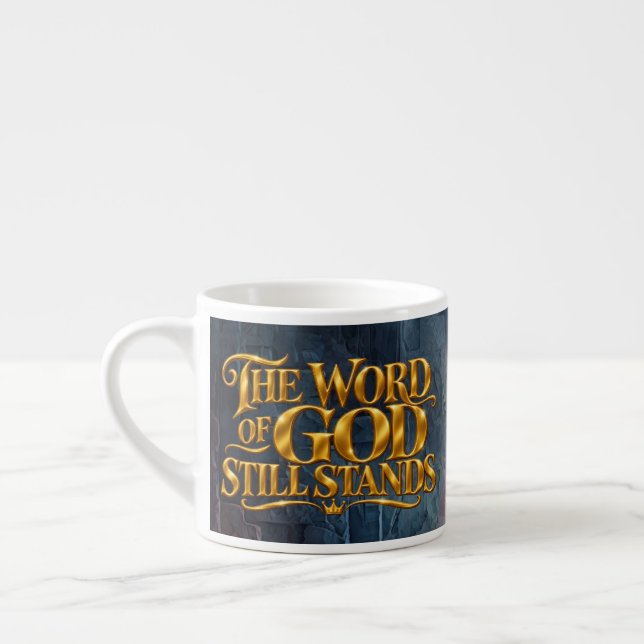 Xícara De Espresso A palavra de Deus ainda permanece (Esquerda)
