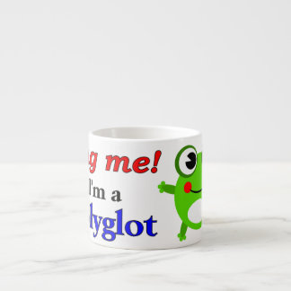 Xícara De Espresso Abrace-me! Eu sou uma poliglota