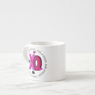 Xícara De Espresso Abraços e beijos dos namorados