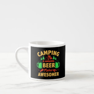 Xícara De Espresso Acampamento é Cerveja Incrível Torna ainda Mais In