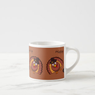 Xícara De Espresso Acção de graças feliz temático