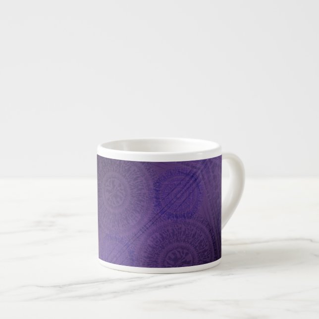 Xícara De Espresso Aceitação | Medalha Violeta (Frente Esquerda)