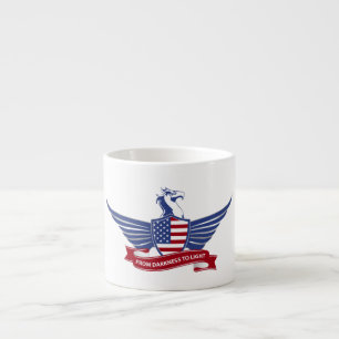 Xícara De Espresso águia americana