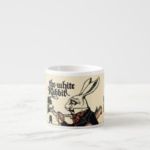 Xícara De Espresso Alice Coelho Branco Clássico Wonderland