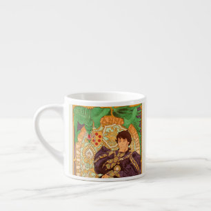 Xícara De Espresso Alphonse Mucha Prince e Dragon