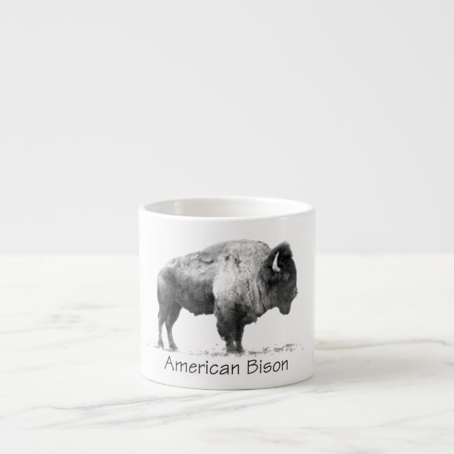 Xícara De Espresso American Bison (Frente)