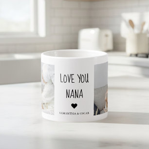 Xícara De Espresso Amor Personalizado Você Nana    Presente com Foto 