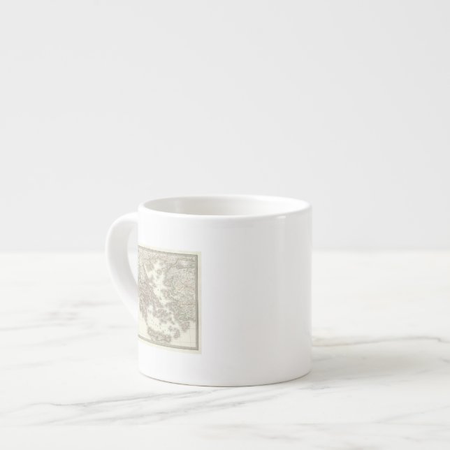 Xícara De Espresso Ancienne de Grece - piscina antiga (Frente Esquerda)