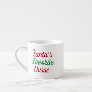 Xícara De Espresso Apreciação de Natal para Enfermeira Favorita dos p