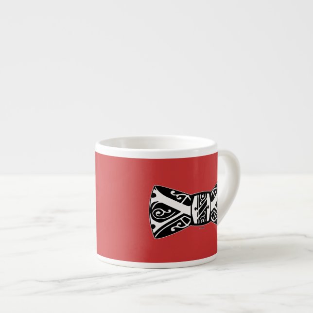 Xícara De Espresso Arco preto e branco (Frente Esquerda)