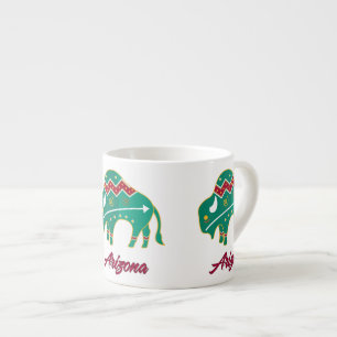Xícara De Espresso Arizona Clã Buffalo