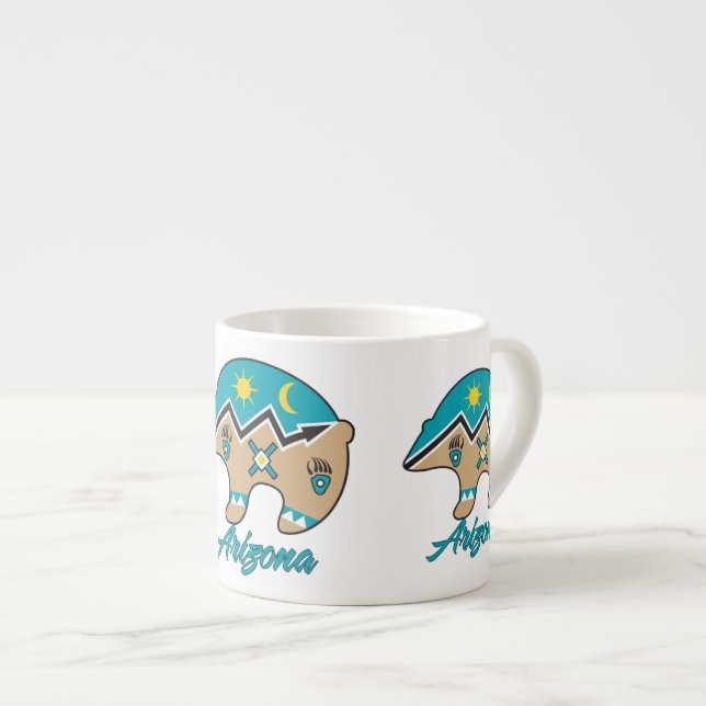 Xícara De Espresso Arizona do Urso Clan (Frente Esquerda)