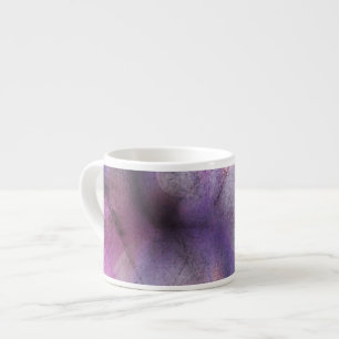 Xícara De Espresso arte abstracta sem emenda do roxo do cubism