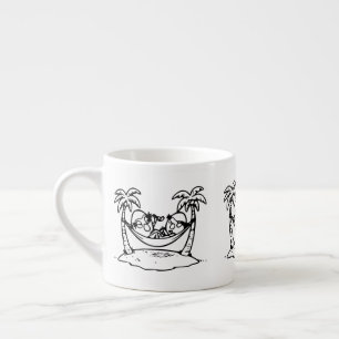 Xícara De Espresso Arte de Ovo RG RA