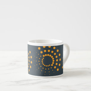 Xícara De Espresso Arte moderna, simples, de padrão geométrico abstra