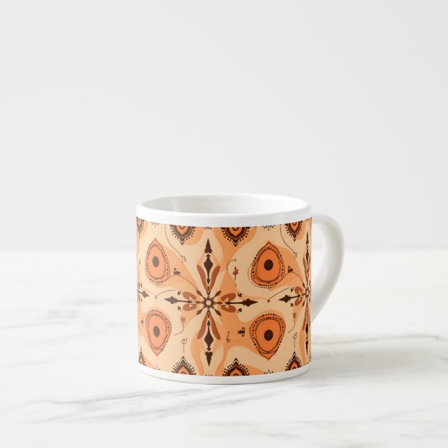 Xícara De Espresso arte rupestre antiga (Frente Esquerda)