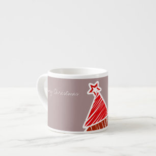 Xícara De Espresso Árvore Natal Espresso Mug