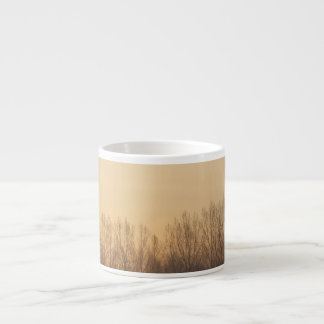 Xícara De Espresso Árvores de inverno