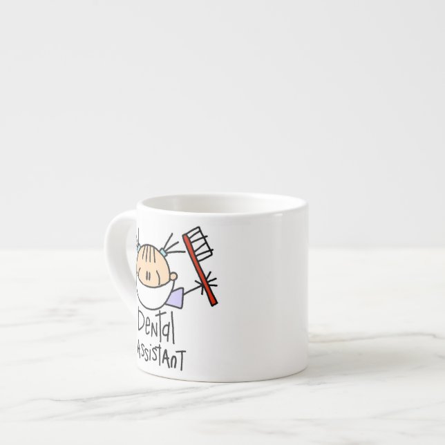 Xícara De Espresso Assistente Dentário (Frente Esquerda)