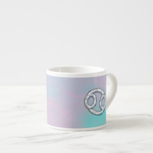 Xícara De Espresso Astrologia do símbolo do cancer do estilo da