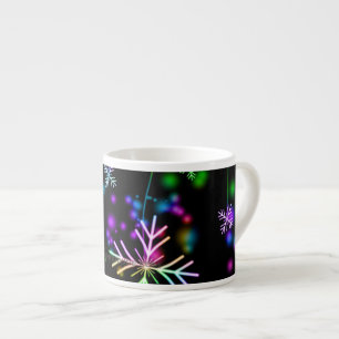 Xícara De Espresso Atmosfera festiva e animada de Natal do SlipperyJo