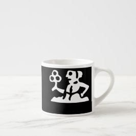 Xícara De Espresso Atrativos, Lâmpadas e Outras Cores Diferentes -