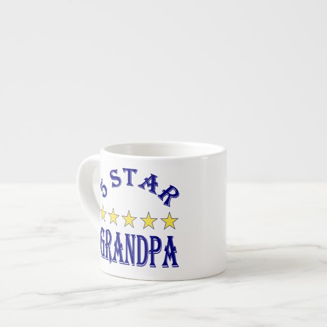 Xícara De Espresso Avô Cinco Estrelas (Frente Esquerda)
