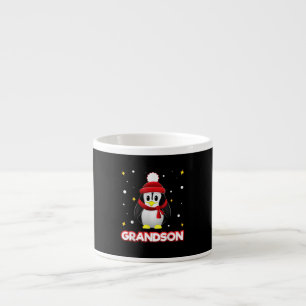Xícara De Espresso Avô Penguin Família de Natal Matando Xmas