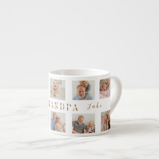 Xícara De Espresso Avô Personalizado Espresso Mug | Fotos personaliza