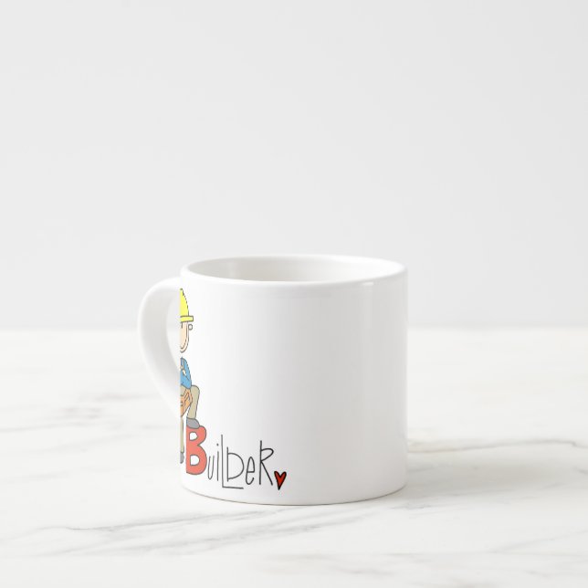 Xícara De Espresso B é para Construtor (Frente Esquerda)