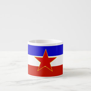 Xícara De Espresso Bandeira da Iugoslávia