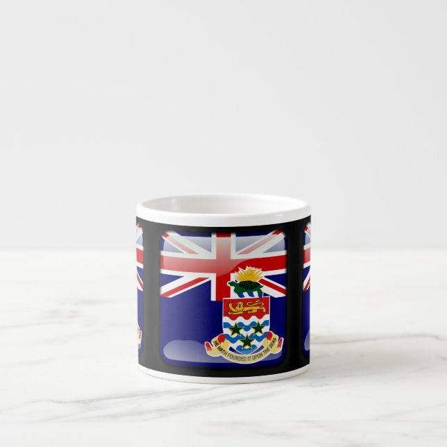 Xícara De Espresso Bandeira das Ilhas Cayman (Frente)