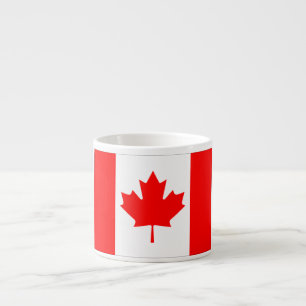 Xícara De Espresso Bandeira de Canadá