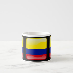 Xícara De Espresso Bandeira de Colômbia
