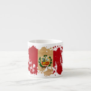 Xícara De Espresso Bandeira de Peru