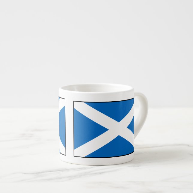 Xícara De Espresso Bandeira de Scotland (Frente Esquerda)