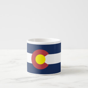 Xícara De Espresso Bandeira do Colorado