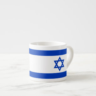 Xícara De Espresso bandeira israelita