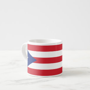 Xícara De Espresso Bandeira lisa de Puerto Rico