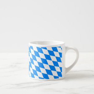 Xícara De Espresso Baviera losangos estandartes