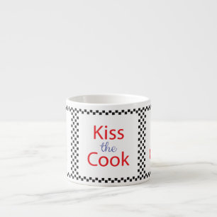 Xícara De Espresso Beija O Cozinheiro