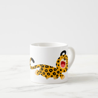 Xícara De Espresso Bela Cartoon Facebook Leopard Espresso Mug