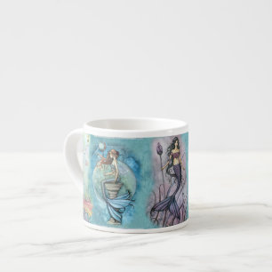 Xícara De Espresso Bela Sereia
