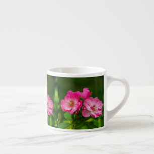 Xícara De Espresso Belos Flores Rosa-6845
