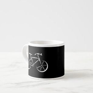 Xícara De Espresso Bicicleta branca