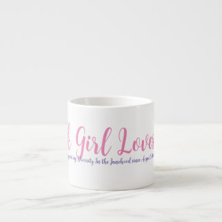 Xícara De Espresso Black Girl ama Jane Specialty Mug em branco