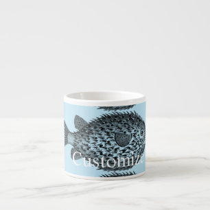 Xícara De Espresso Blowfish Porcupine Thunder_Cove