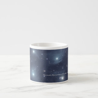Xícara De Espresso Blue Stars Scripting Mug