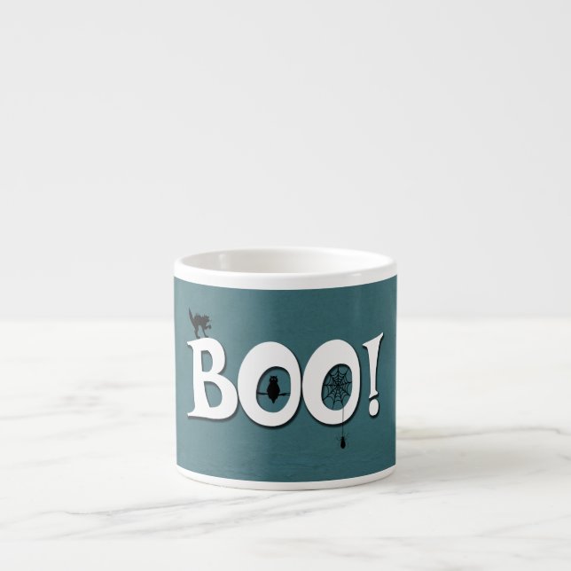 Xícara De Espresso Boo! (Frente)