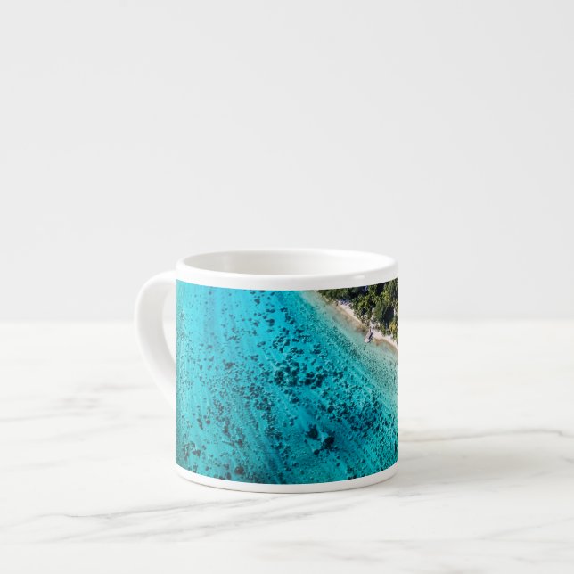 Xícara De Espresso Bora Bora - Caminho Para O Oceano (Frente Esquerda)